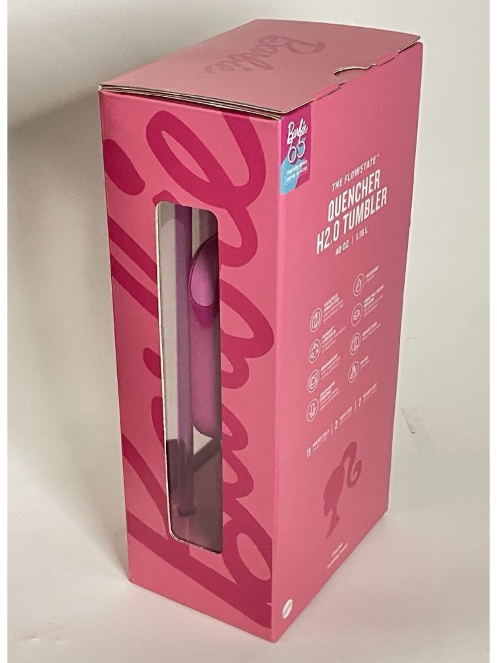 Stanley x Barbie ICON 40oz Quencher H2.0 FlowState Tumbler 65th Anniversary NIB - Picture 6 of 10